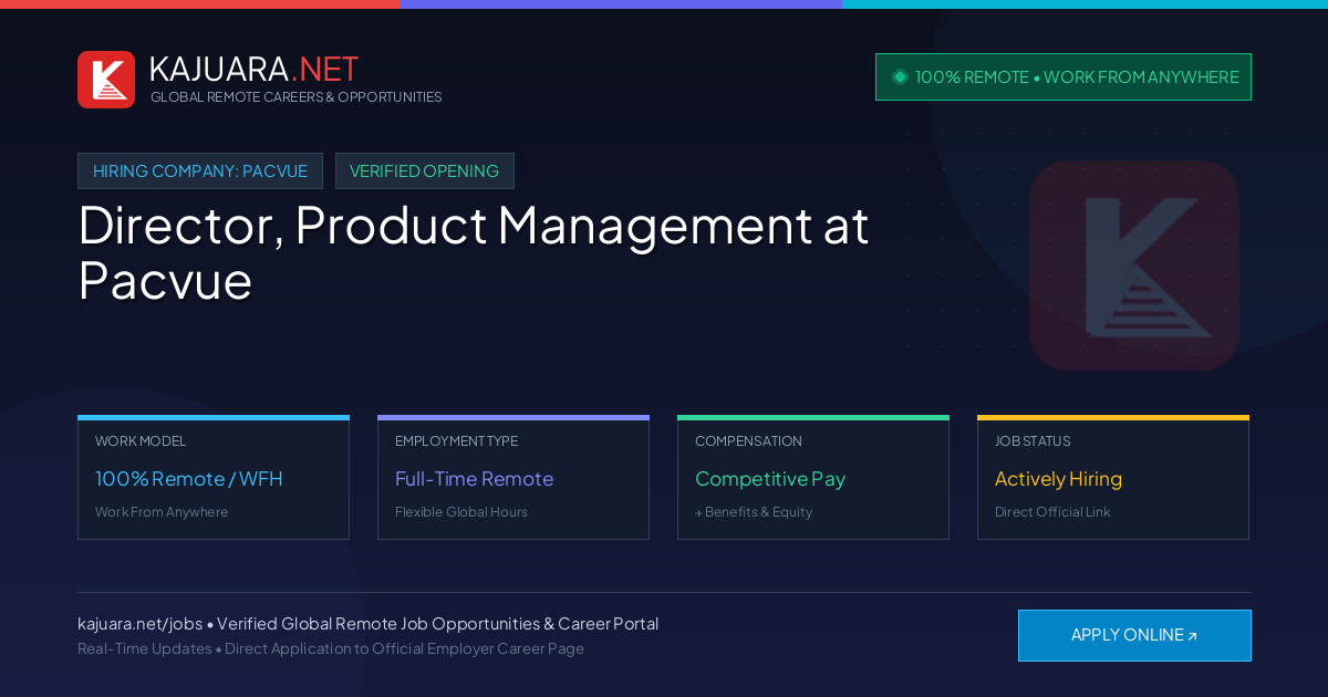[100% Remote] Director, Product Management at Pacvue – Hiring Now