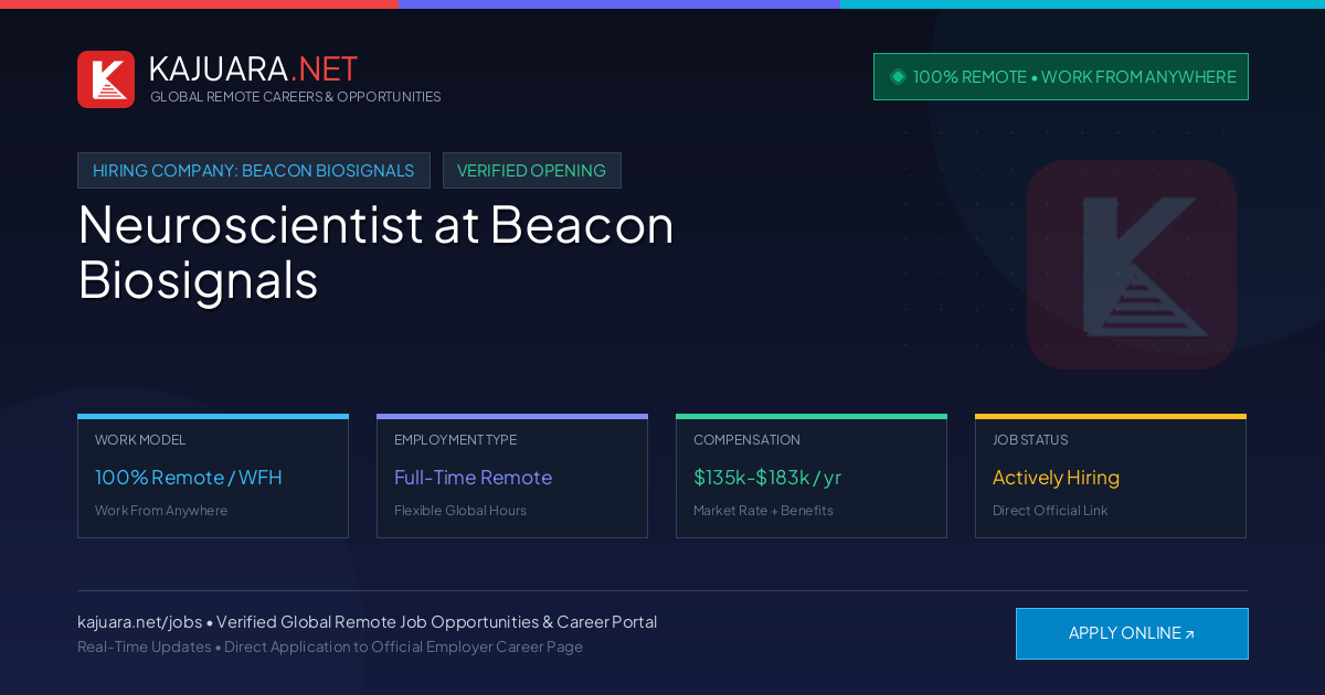 [100% Remote] Neuroscientist at Beacon Biosignals – Hiring Now