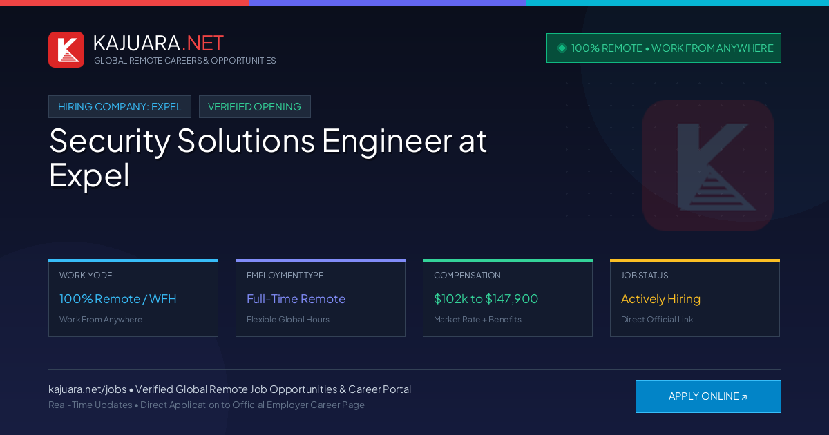 [100% Remote] Security Solutions Engineer at Expel – Hiring Now