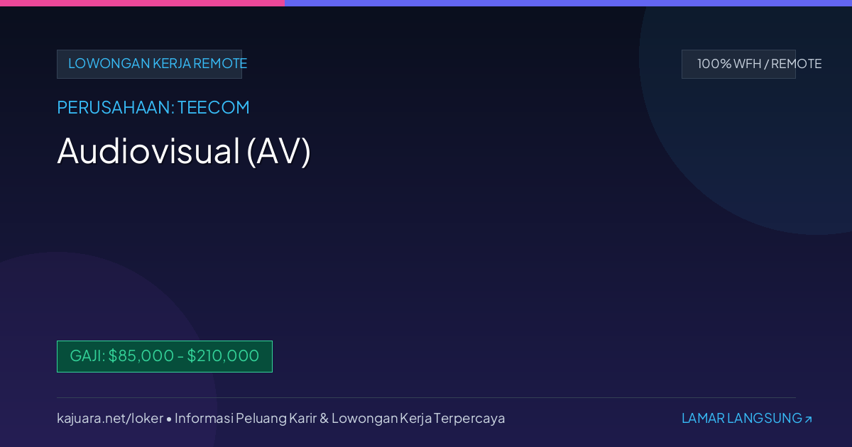 Audiovisual (AV)
