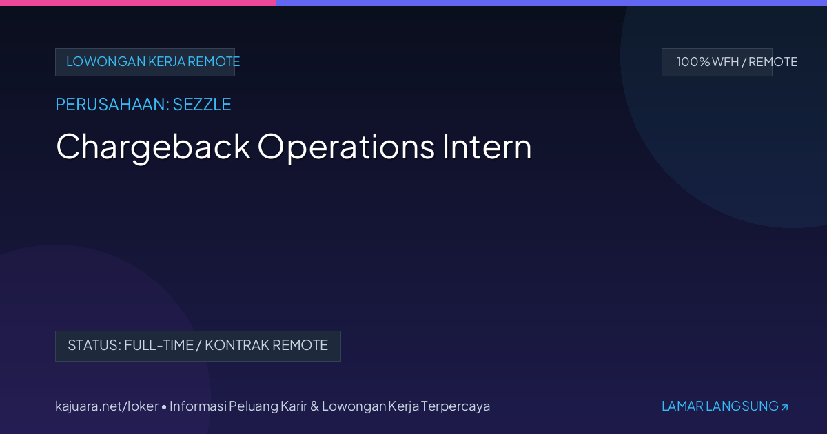 Chargeback Operations Intern