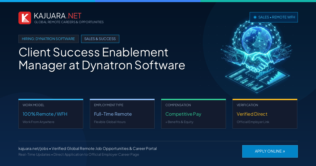Client Success Enablement Manager at Dynatron Software (100% Remote WFH)