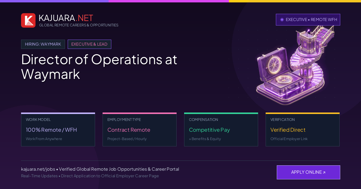 Director of Operations at Waymark (100% Remote WFH)