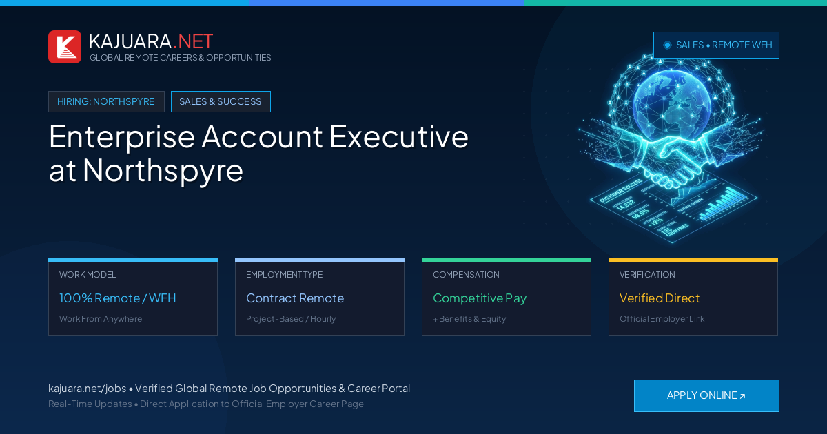 Enterprise Account Executive at Northspyre (100% Remote WFH)