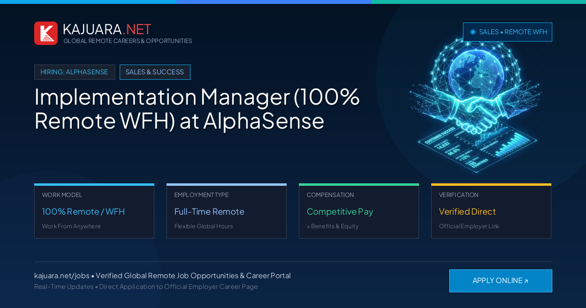 Implementation Manager (100% Remote WFH) at AlphaSense