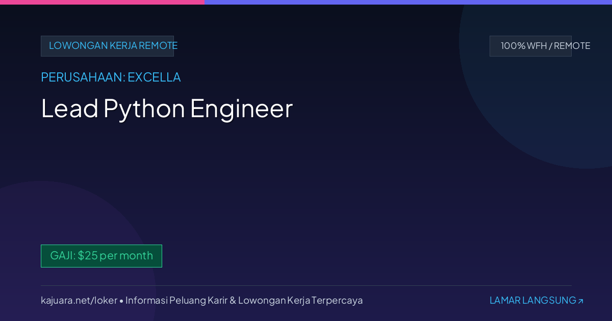 Lead Python Engineer