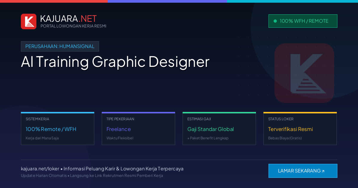 Lowongan Kerja Remote: AI Training Graphic Designer di HumanSignal