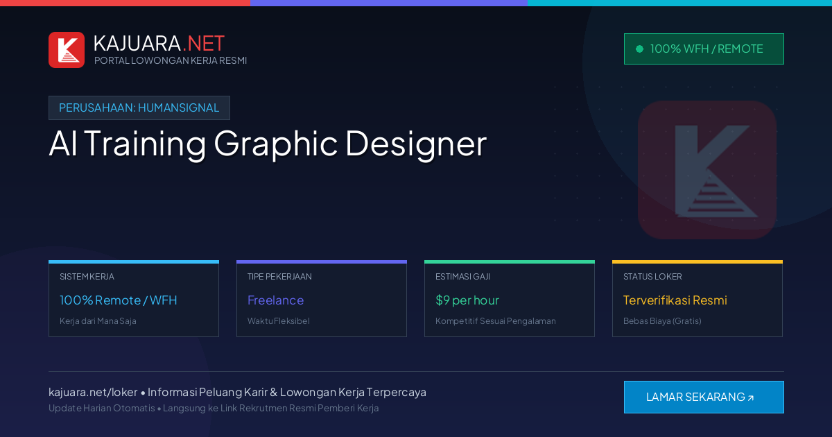Lowongan Kerja Remote: AI Training Graphic Designer di HumanSignal