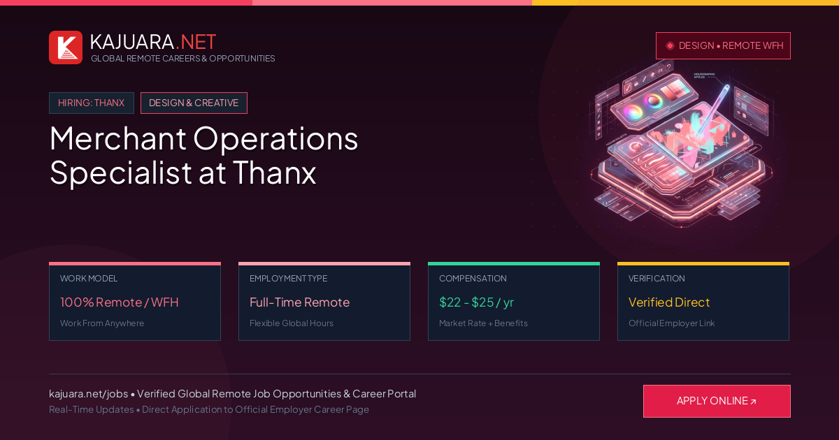 Merchant Operations Specialist at Thanx (100% Remote WFH)