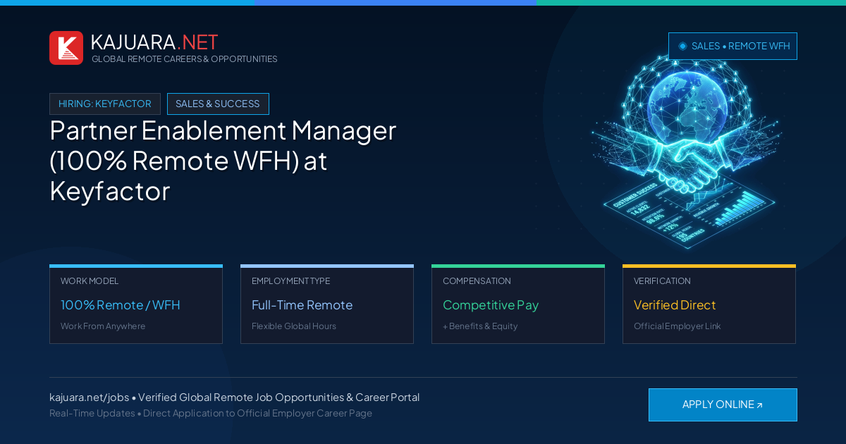Partner Enablement Manager (100% Remote WFH) at Keyfactor