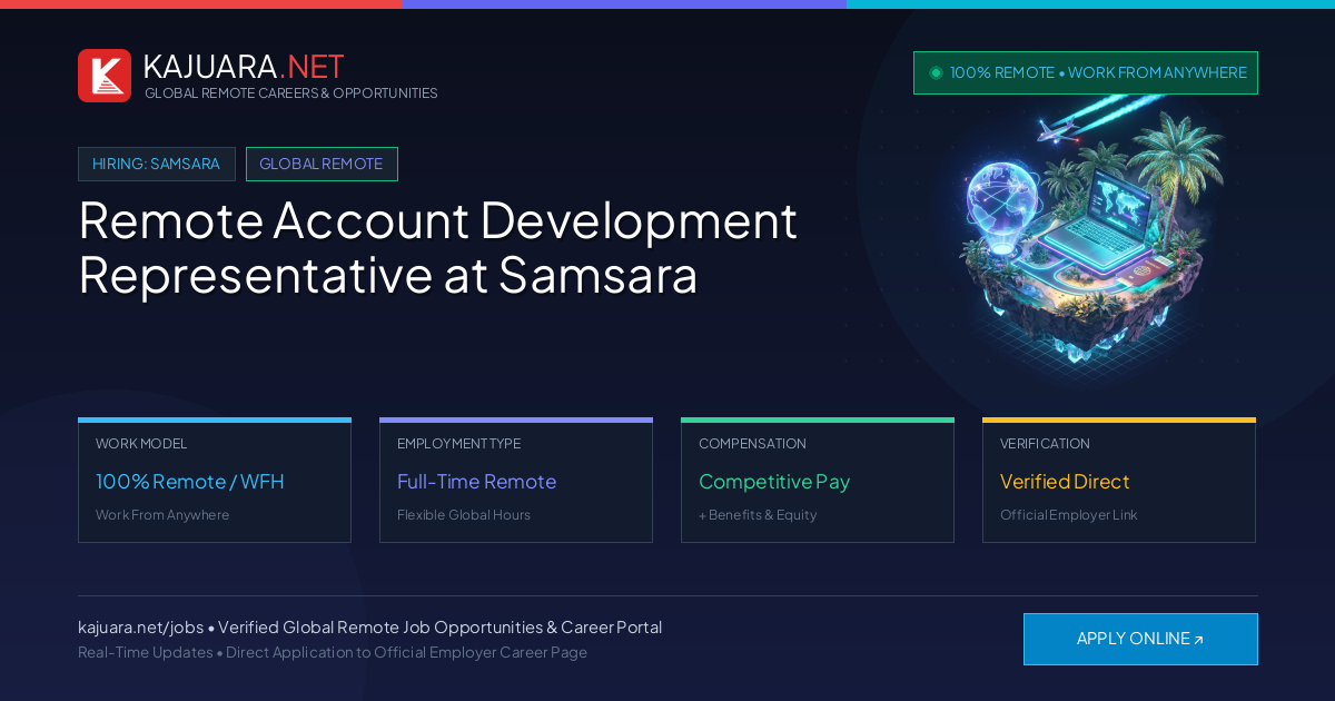 Remote Account Development Representative at Samsara - Work From Home