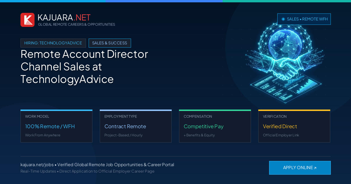 Remote Account Director Channel Sales at TechnologyAdvice - WFH