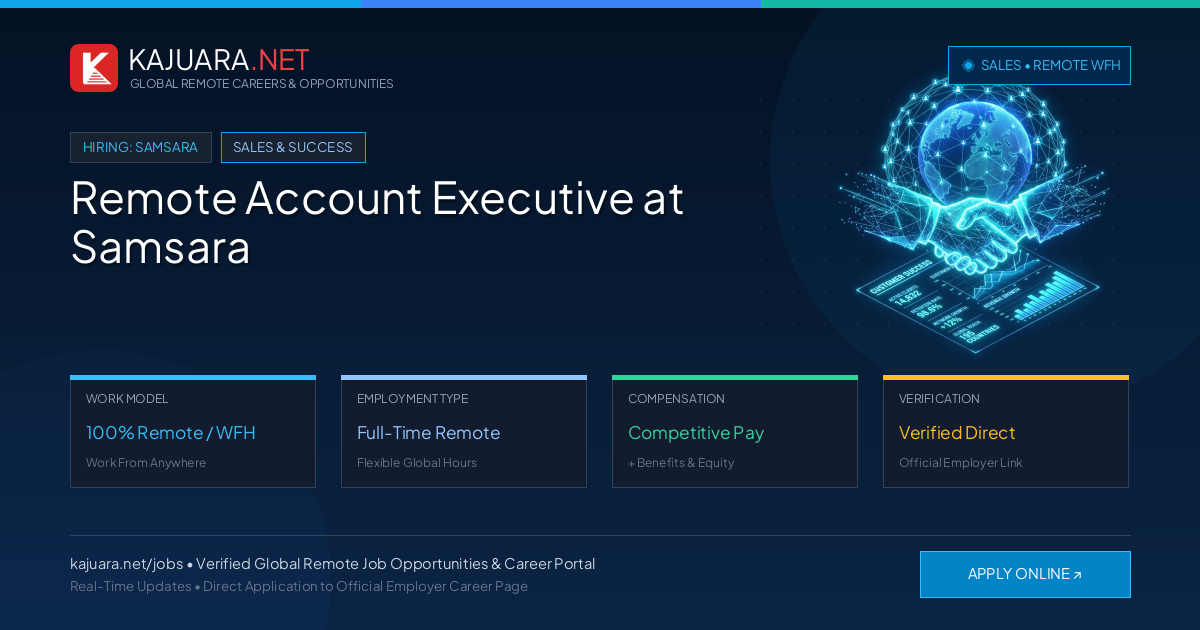 Remote Account Executive at Samsara - Work From Home