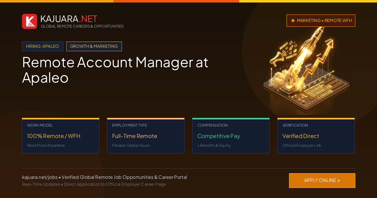 Remote Account Manager at Apaleo - Work From Home