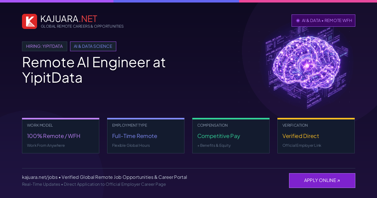 Remote AI Engineer at YipitData - Work From Home