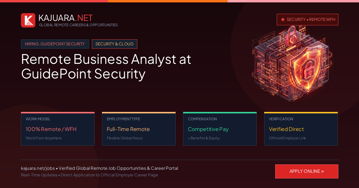 Remote Business Analyst at GuidePoint Security - Work From Home