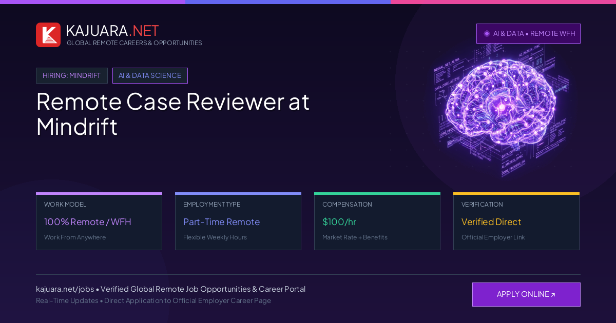 Remote Case Reviewer at Mindrift - Work From Home