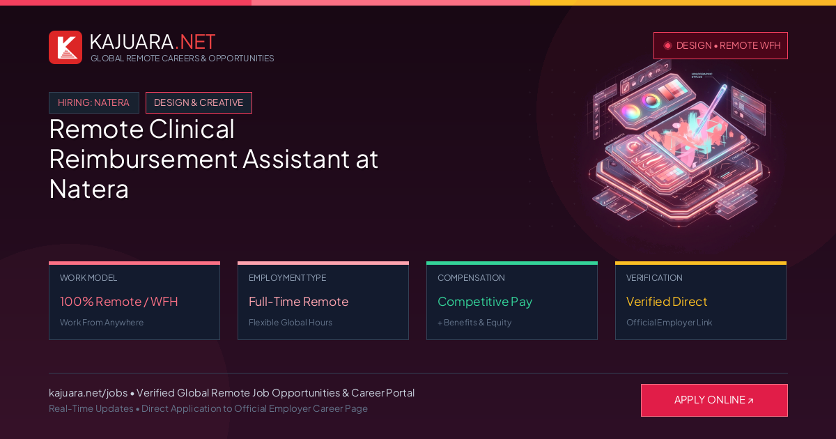 Remote Clinical Reimbursement Assistant at Natera WFH