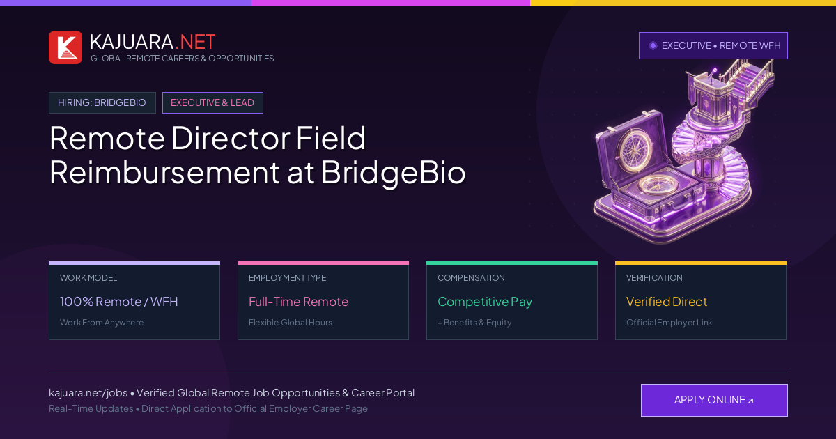 Remote Director Field Reimbursement at BridgeBio - Work From Home