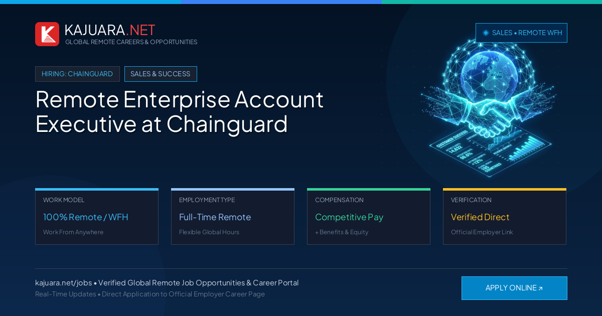 Remote Enterprise Account Executive at Chainguard - Work From Home