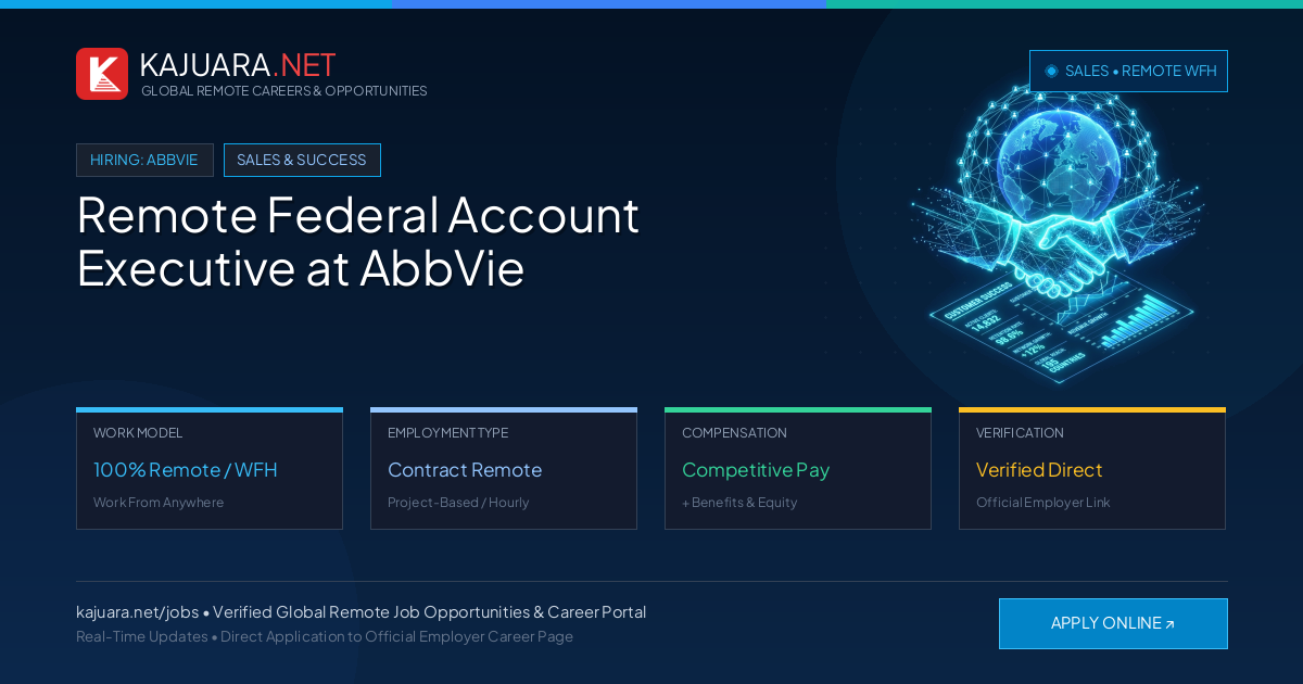 Remote Federal Account Executive at AbbVie - Work From Home