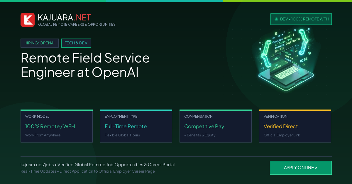 Remote Field Service Engineer at OpenAI - Work From Home