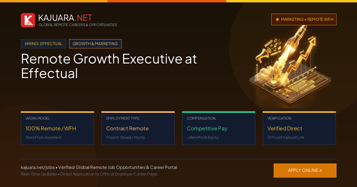 Remote Growth Executive at Effectual - Work From Home