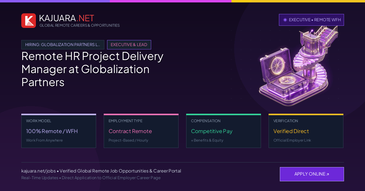 Remote HR Project Delivery Manager at Globalization Partners LTD WFH