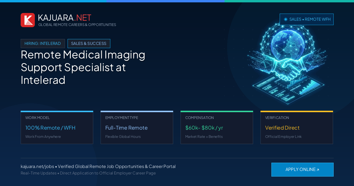 Remote Medical Imaging Support Specialist at Intelerad - WFH