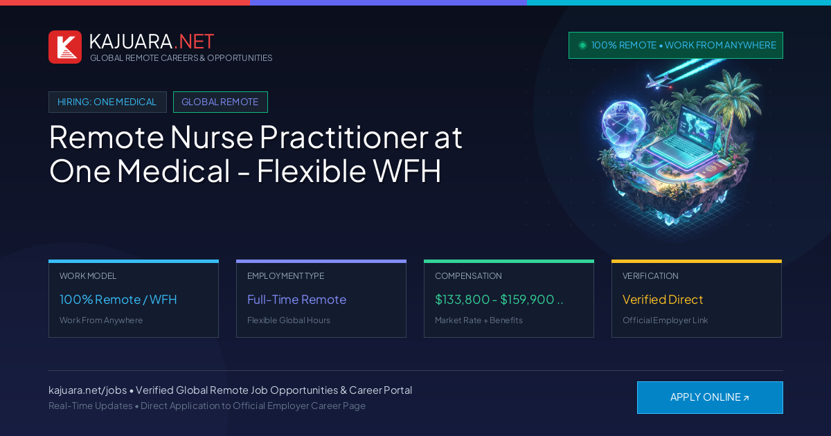 Remote Nurse Practitioner at One Medical - Flexible WFH
