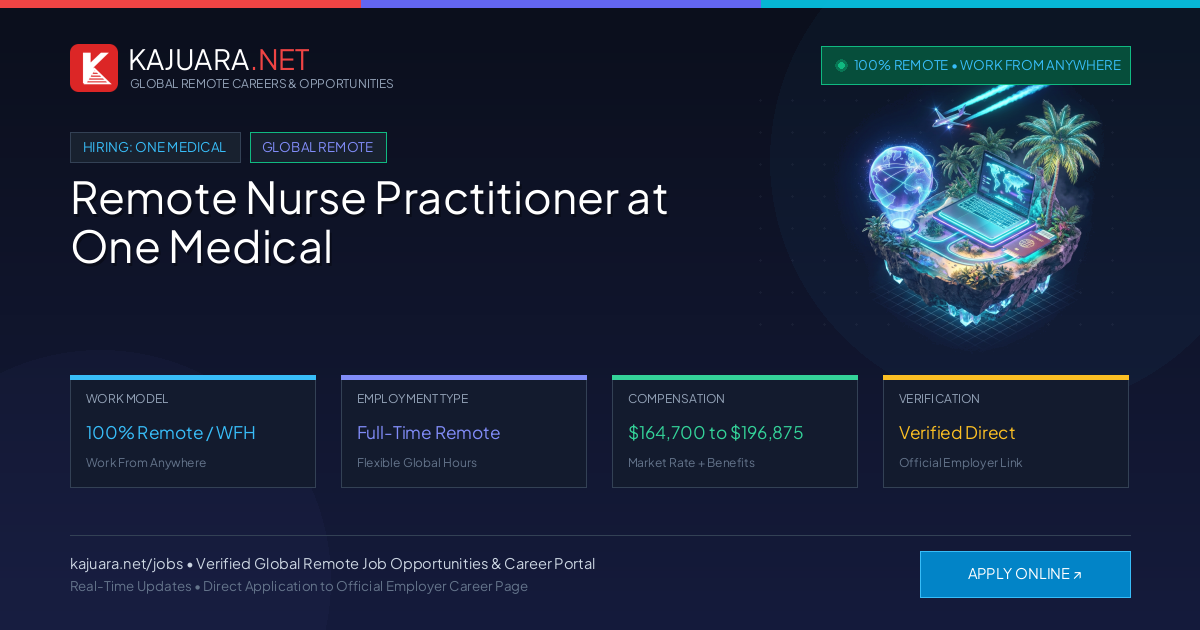 Remote Nurse Practitioner at One Medical - Work From Home