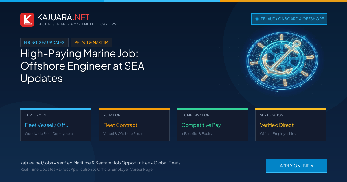 High-Paying Marine Job: Offshore Engineer at SEA Updates