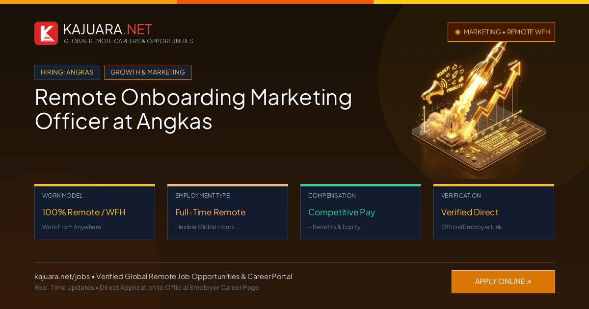 Remote Onboarding Marketing Officer at Angkas - Work From Home