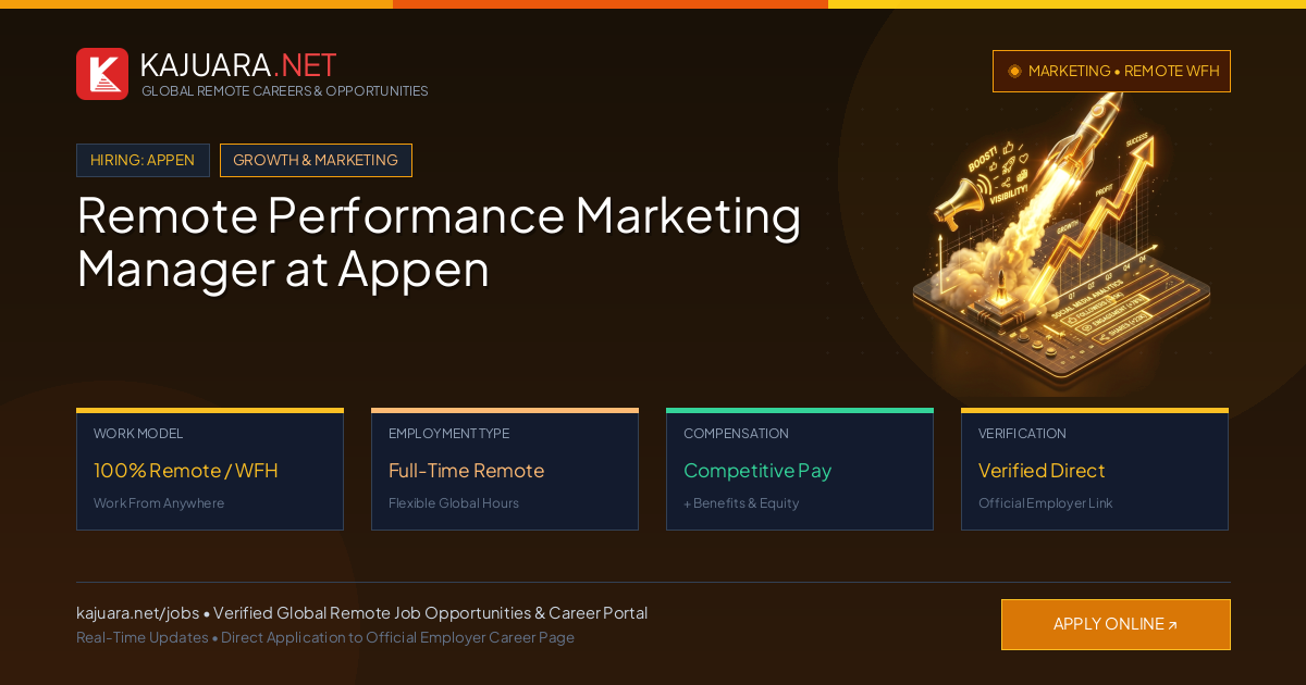 Remote Performance Marketing Manager at Appen - Work From Home