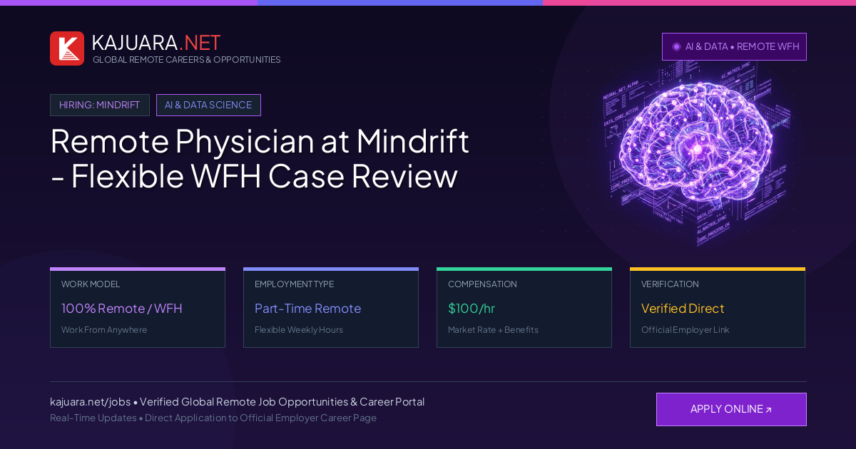 Remote Physician at Mindrift - Flexible WFH Case Review