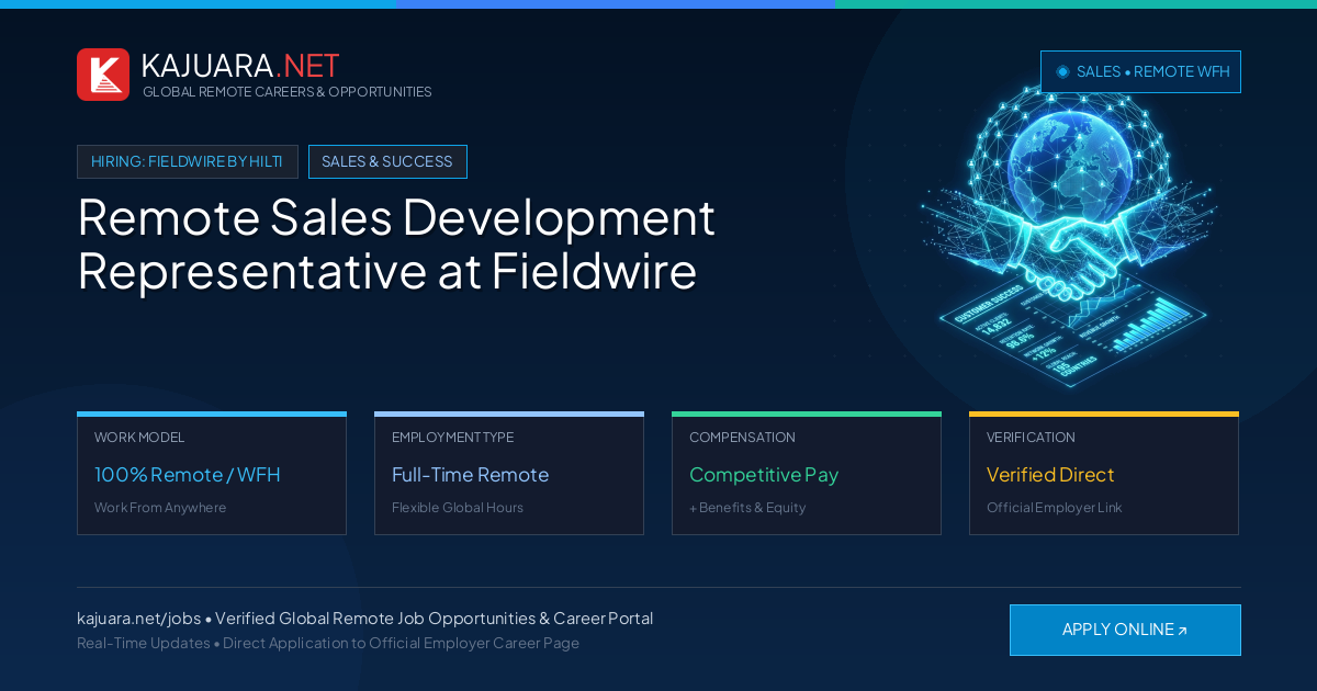 Remote Sales Development Representative at Fieldwire - Work From Home