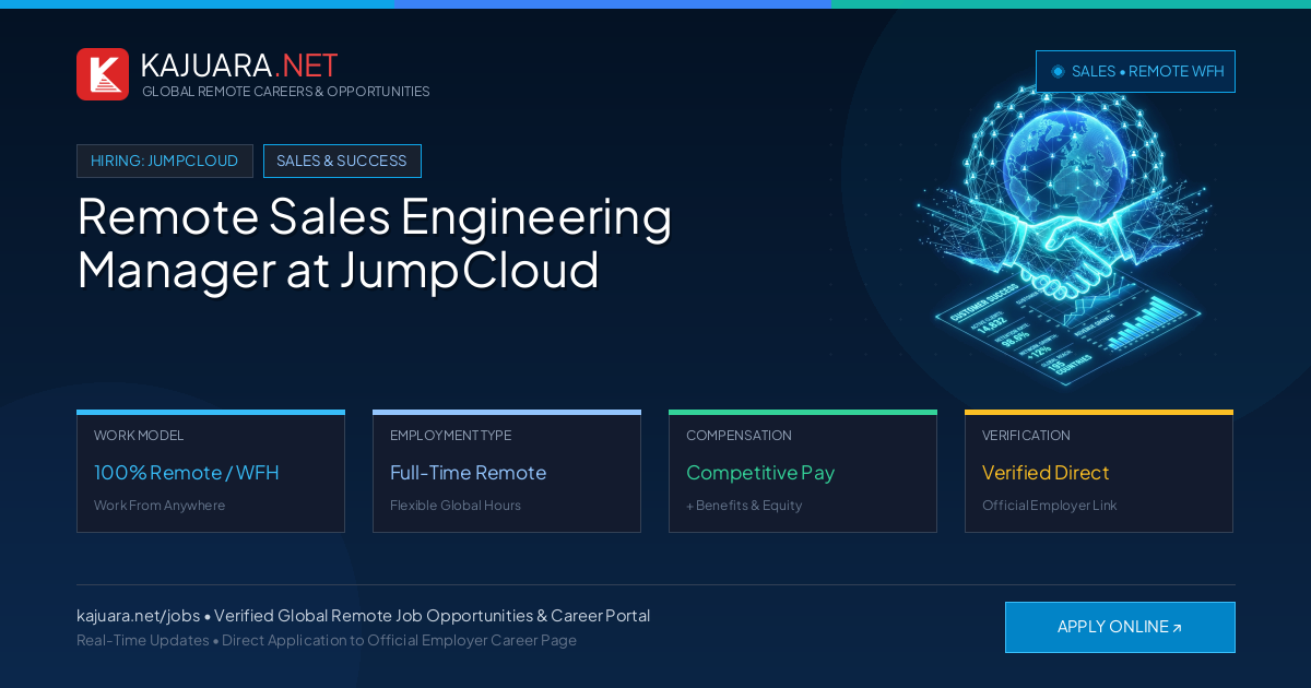 Remote Sales Engineering Manager at JumpCloud (Work From Anywhere)