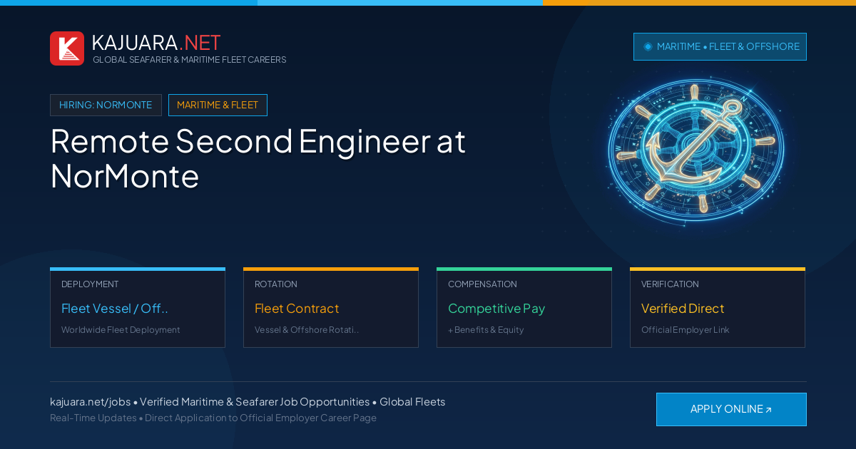 Remote Second Engineer at NorMonte - Work From Home