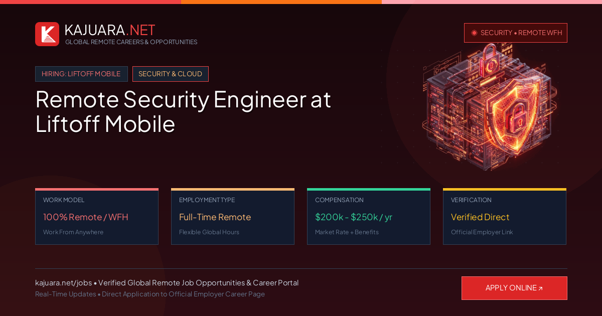 Remote Security Engineer at Liftoff Mobile - Work From Home