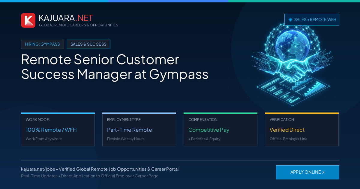 Remote Senior Customer Success Manager at Gympass - Work From Home