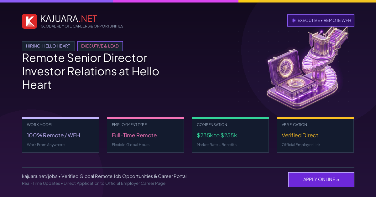 Remote Senior Director Investor Relations at Hello Heart - WFH