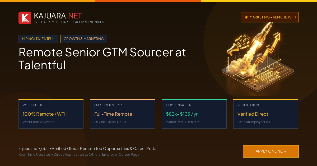 Remote Senior GTM Sourcer at Talentful - Work From Home