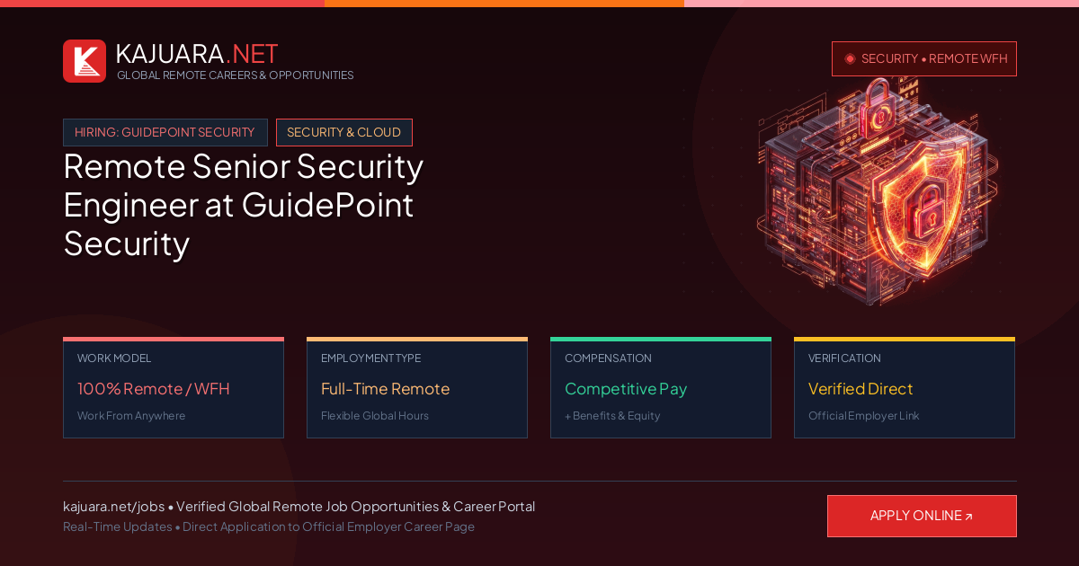 Remote Senior Security Engineer at GuidePoint Security - WFH
