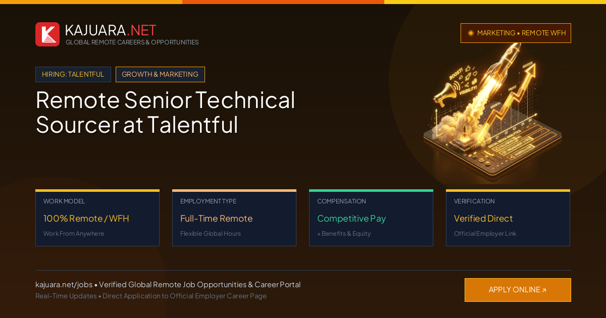 Remote Senior Technical Sourcer at Talentful - Work From Home