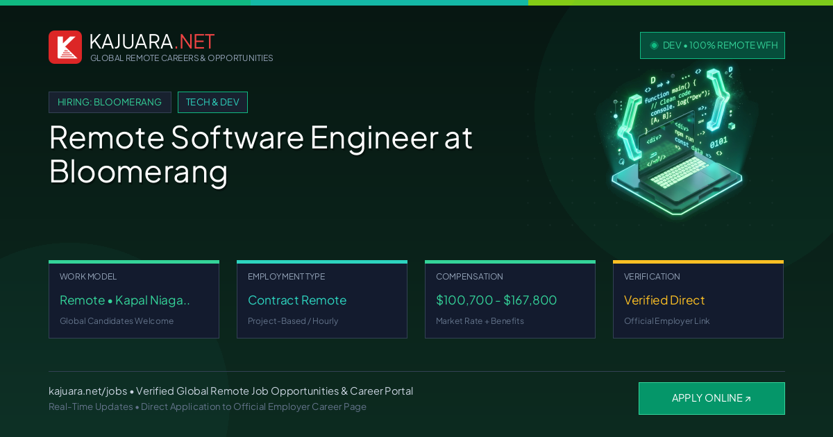 Remote Software Engineer at Bloomerang - Work From Home