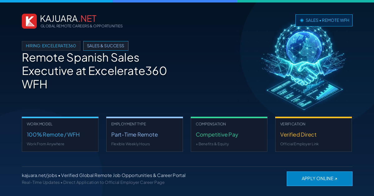 Remote Spanish Sales Executive at Excelerate360 WFH