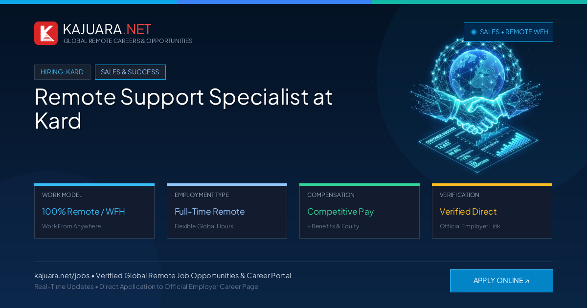 Remote Support Specialist at Kard - Work From Home