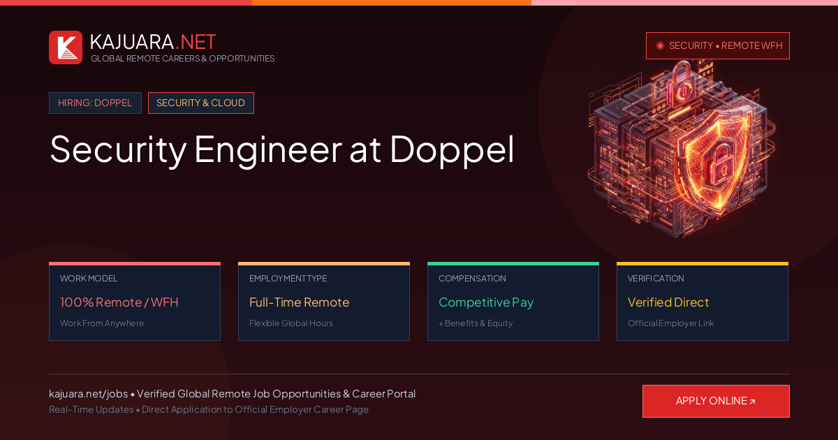 Security Engineer at Doppel (Global Remote Career)