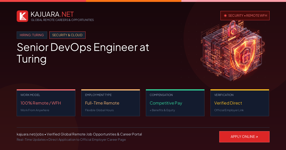 Senior DevOps Engineer at Turing (100% Remote WFH)
