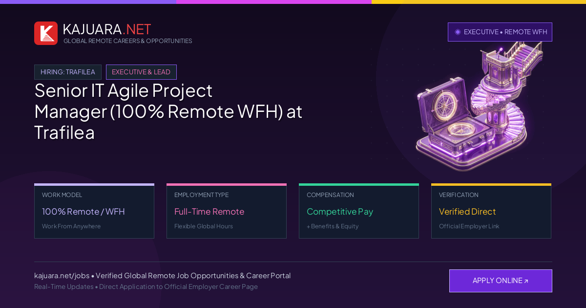 Senior IT Agile Project Manager (100% Remote WFH) at Trafilea